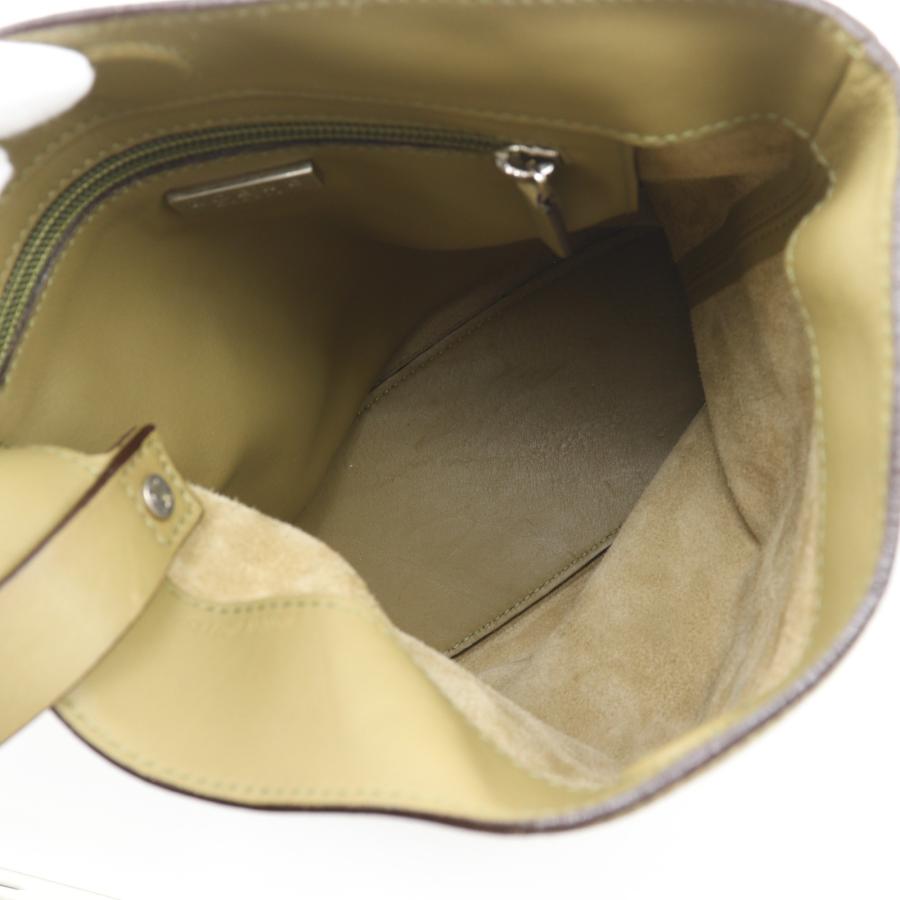 LOEWE（ロエベ） アナグラム ショルダーバッグ ラムスキン オリーブ
