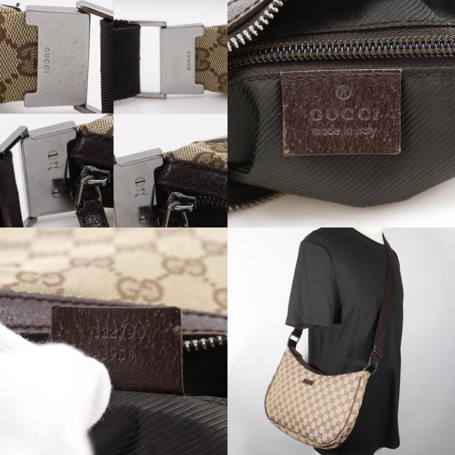 GUCCI（グッチ） 122790 ショルダーバッグ GGキャンバス 茶 ユニ 