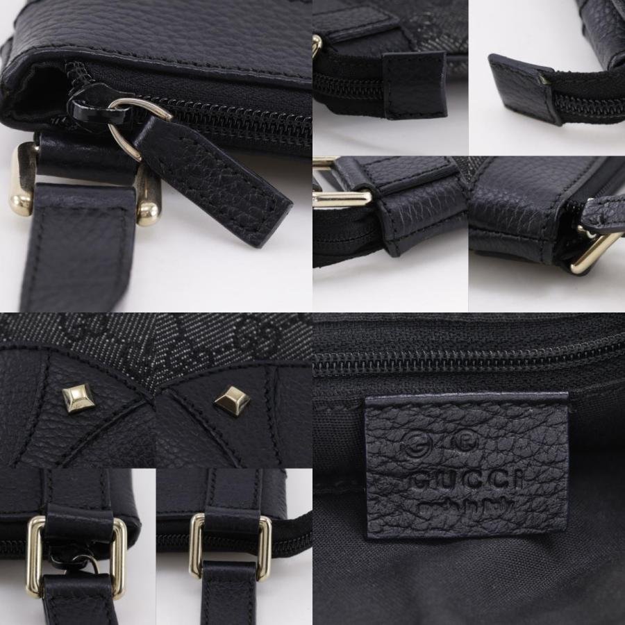 GUCCI（グッチ） 272396 ショルダーバッグ GGキャンバス 黒 ユニ