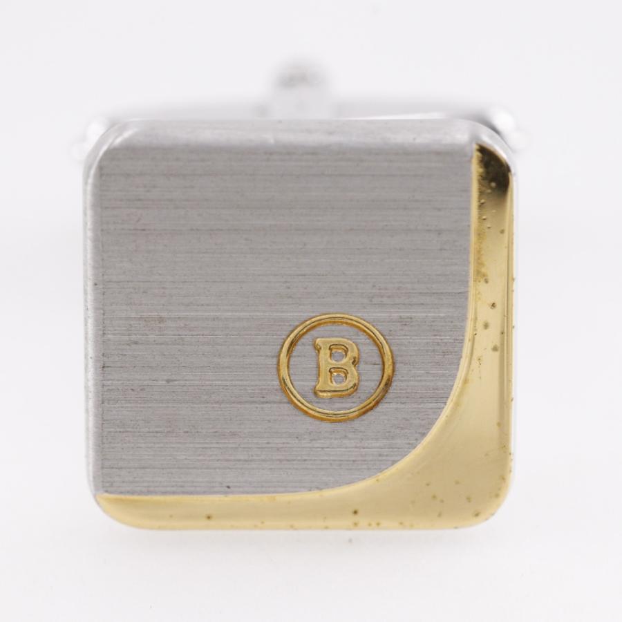 タイピン カフス 片方カフス含む ゴールドシルバーカラー バッジ まとめ約3kg Bally（バリー） Bロゴ カフスセット タイピン 金属製 シルバー メンズ