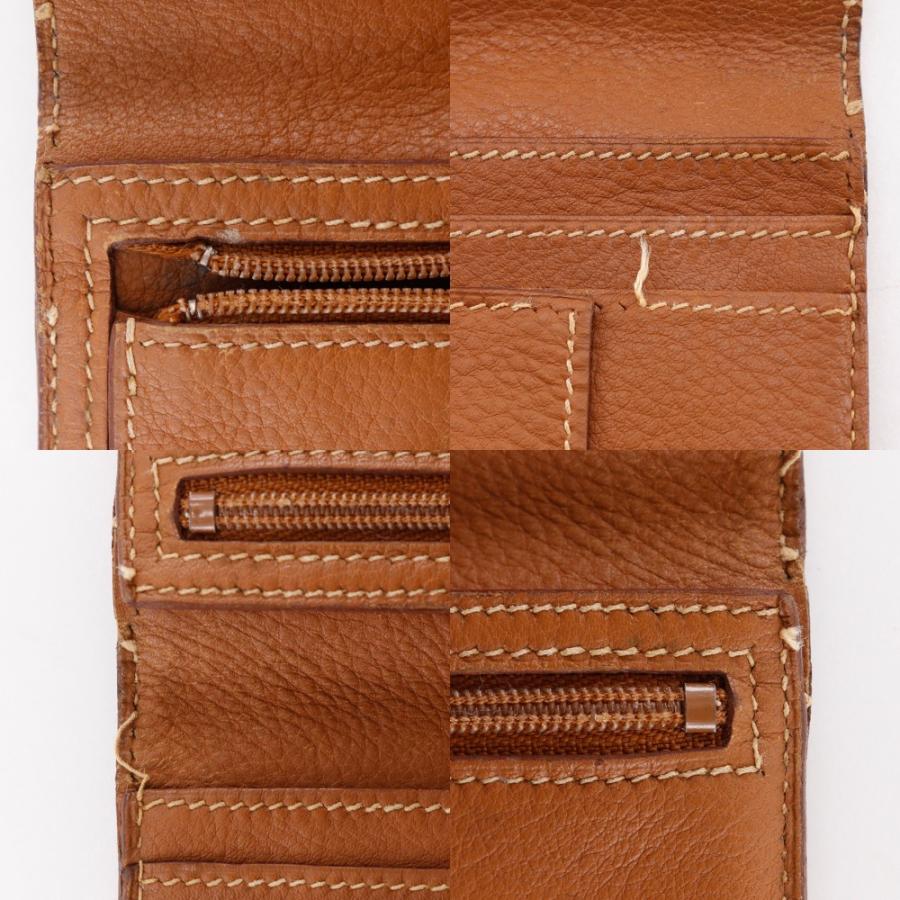 HERMES（エルメス） ベアン □C 長財布 ヴォーエプソン 茶 ユニ 
