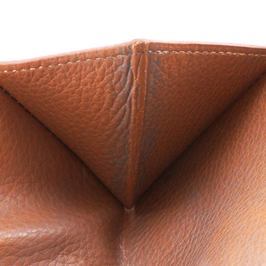 HERMES（エルメス） ベアン □C 長財布 ヴォーエプソン 茶 ユニ 