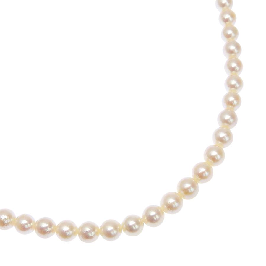 TASAKI タサキ パール ロング ネックレス6.0〜6.4mm シルバー×アコヤ 