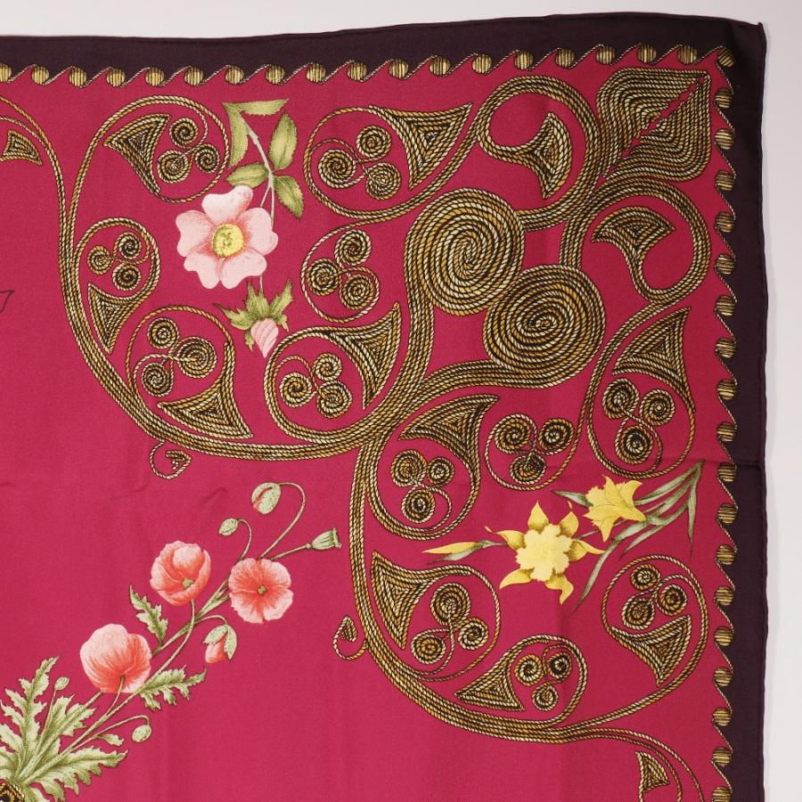 HERMES エルメス カレ90 ARABESQUES アラベスク スカーフ シルク