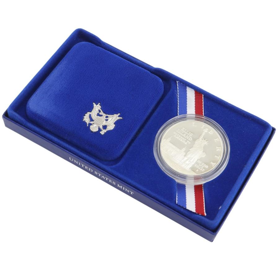 1986 アメリカ 自由の女神 1ドル銀貨 プルーフ UNITED STATES LIBERTY COINS シルバー950 約135g _ 貨幣 1986 アメリカ 自由の女神 1ドル銀貨 プルーフ UNITED STATES LIBERTY