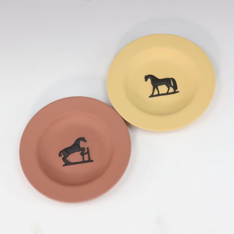 WEDGWOOD（ウェッジウッド） 馬 オブジェ ジャスパー プレート×2
