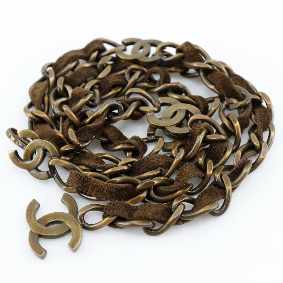 CHANEL シャネル チェーンベルト ヴィンテージ加工 ココマーク