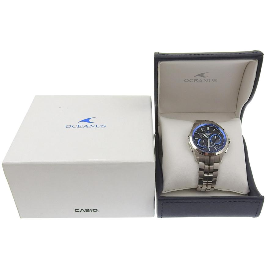 CASIO（カシオ） オシアナス マンタ OCW-S2400 腕時計 チタン シルバー