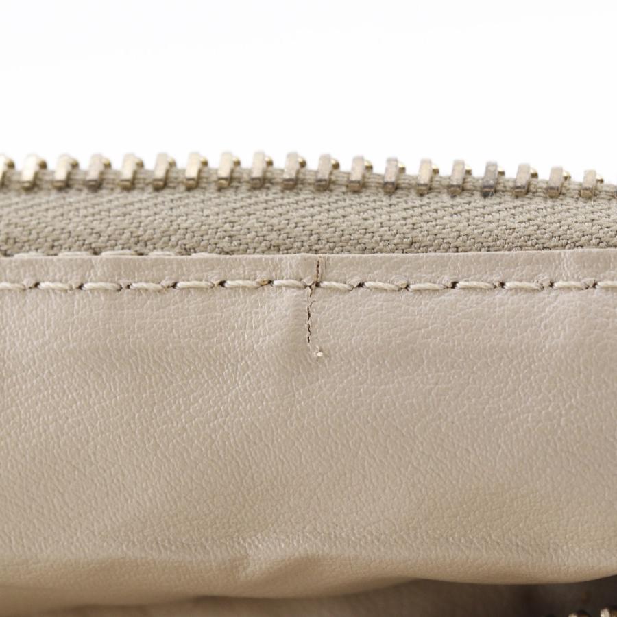 FENDI フェンディ ズッカ ハンドバッグ キャンバス ベージュ