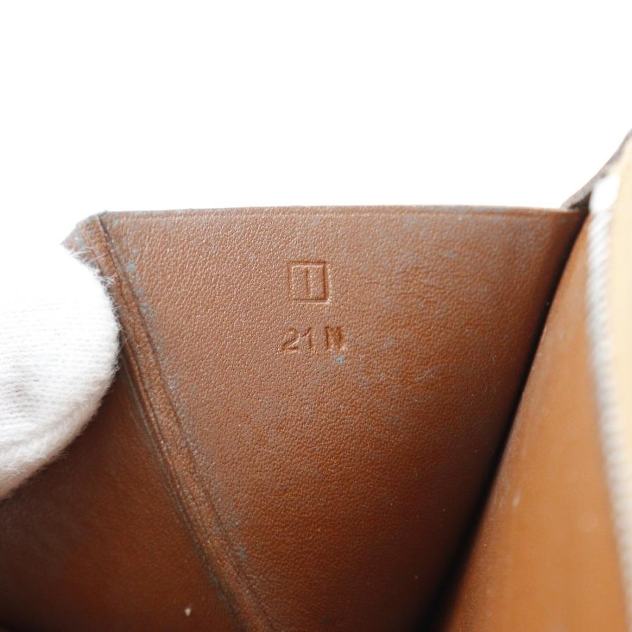HERMES エルメス ベアン □I 長財布 ボックスカーフ 茶 ユニセックス 