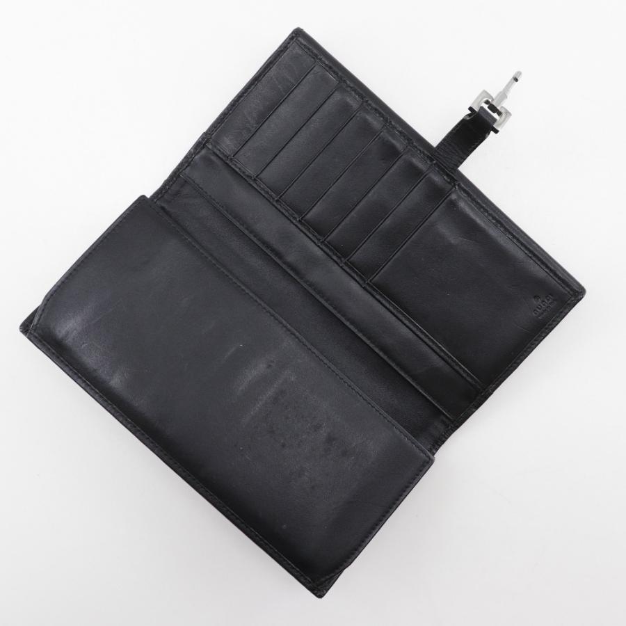 GUCCI（グッチ） ジャッキー 05479 長財布 GGキャンバス 黒 レディース