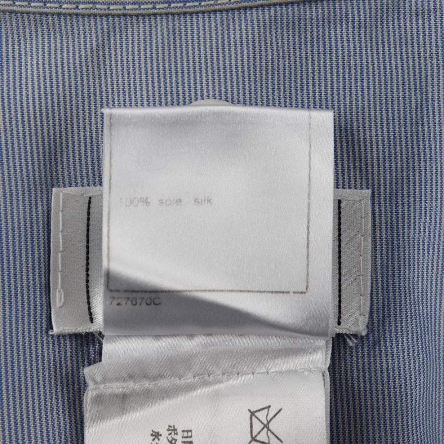 CHANEL（シャネル） P24930V15491 半袖シャツ シルク 青 レディース