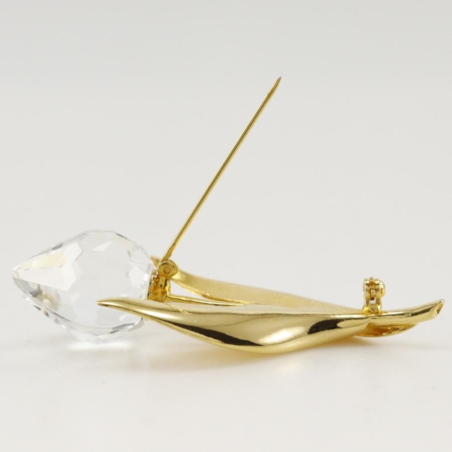SWAROVSKI（スワロフスキー） チューリップ ブローチ クリスタル