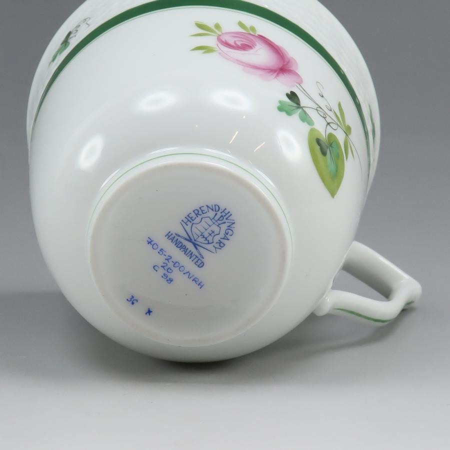 ヘレンド（HEREND） ウィーンの薔薇 食器 ハーブティーカップ&ソーサー