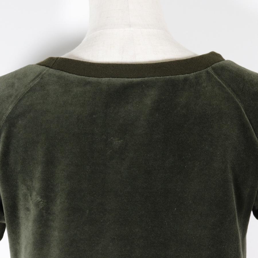 GUCCI（グッチ） サイドライン 324467 X5279 ワンピース ベロア カーキ