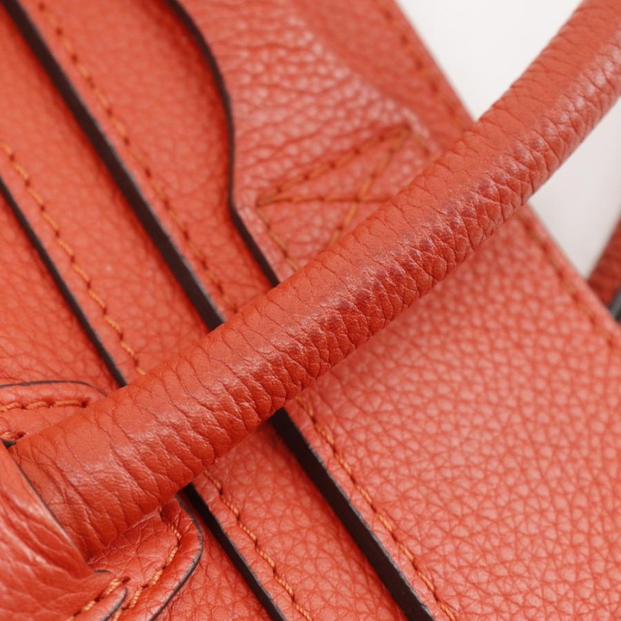 CELINE（セリーヌ） ラゲージ マイクロショッパー ハンドバッグ レザー 