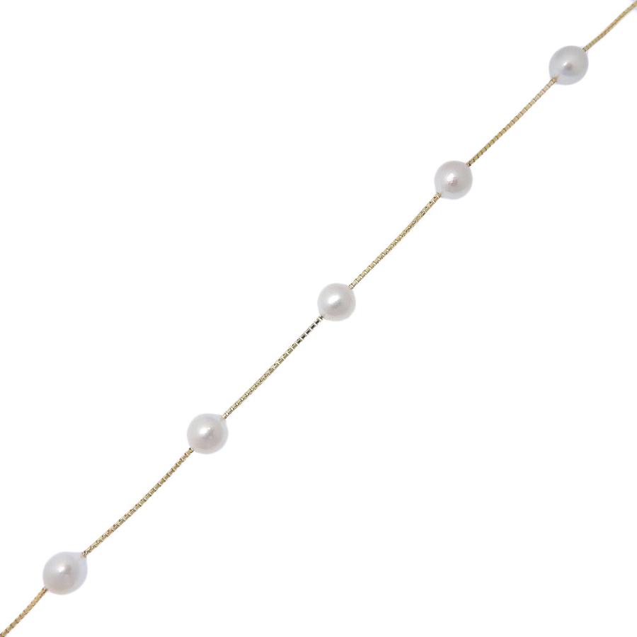 TASAKI タサキ ステーション 真珠 ネックレス6.1〜6.4mm K18YG TASAKI タサキ ステーション 真珠 ネックレス6.1〜6.4mm K18YG