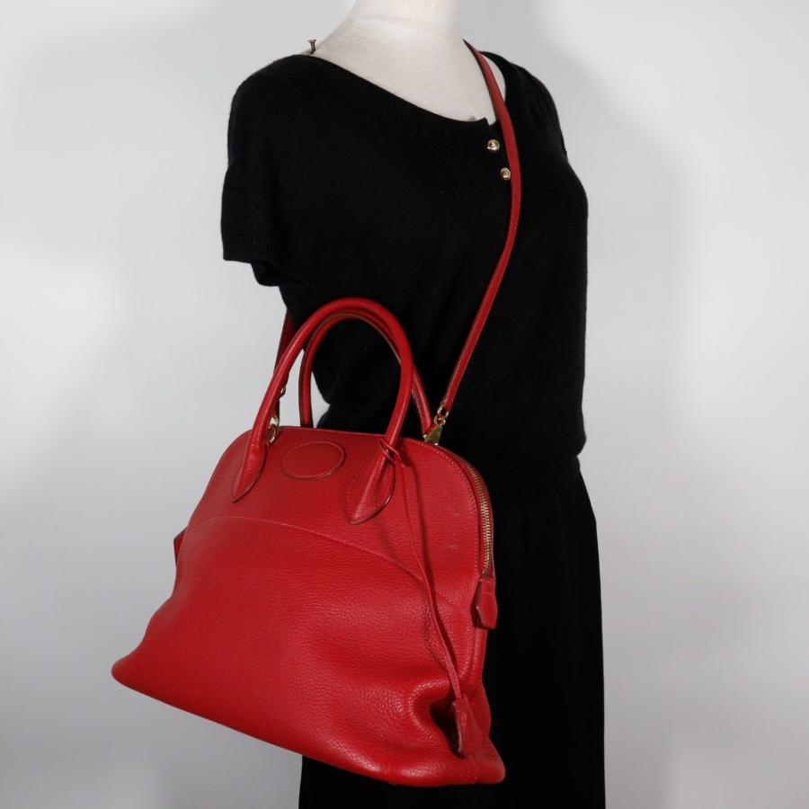 HERMES（エルメス） ボリード35 2WAYショルダー □G ハンドバッグ
