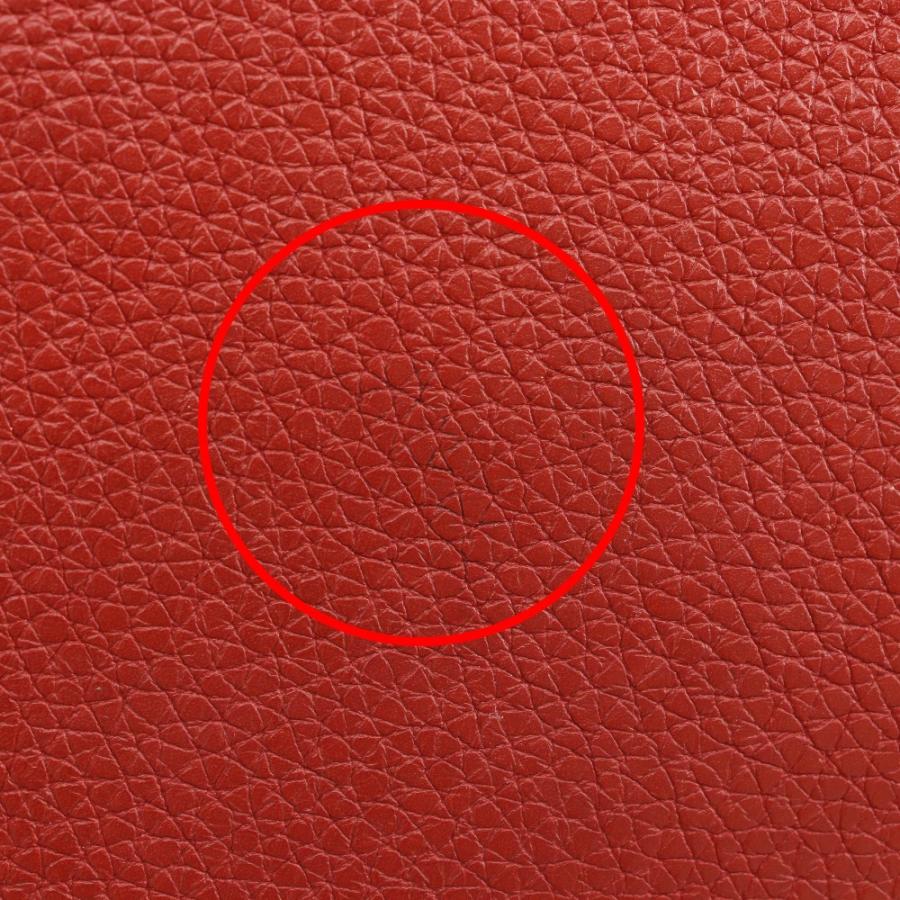 HERMES エルメス 二つ折り  ドゴンGM トリヨンクレマンス 長財布 レッド レディース HERMES（エルメス） ドゴンGM □R 長財布 トリヨンクレマンス 赤