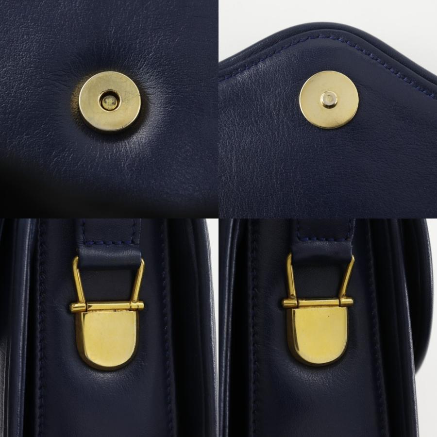 GUCCI/グッチ PVC ハンド・ワンショルダーバッグ ヴィンテージ ネイビー GUCCI（グッチ） オールドグッチ ヴィンテージ ショルダーバッグ