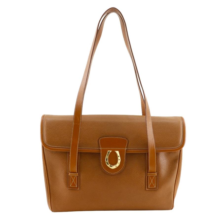 GUCCI（グッチ） オールドグッチ トートバッグ カーフ 茶 レディース