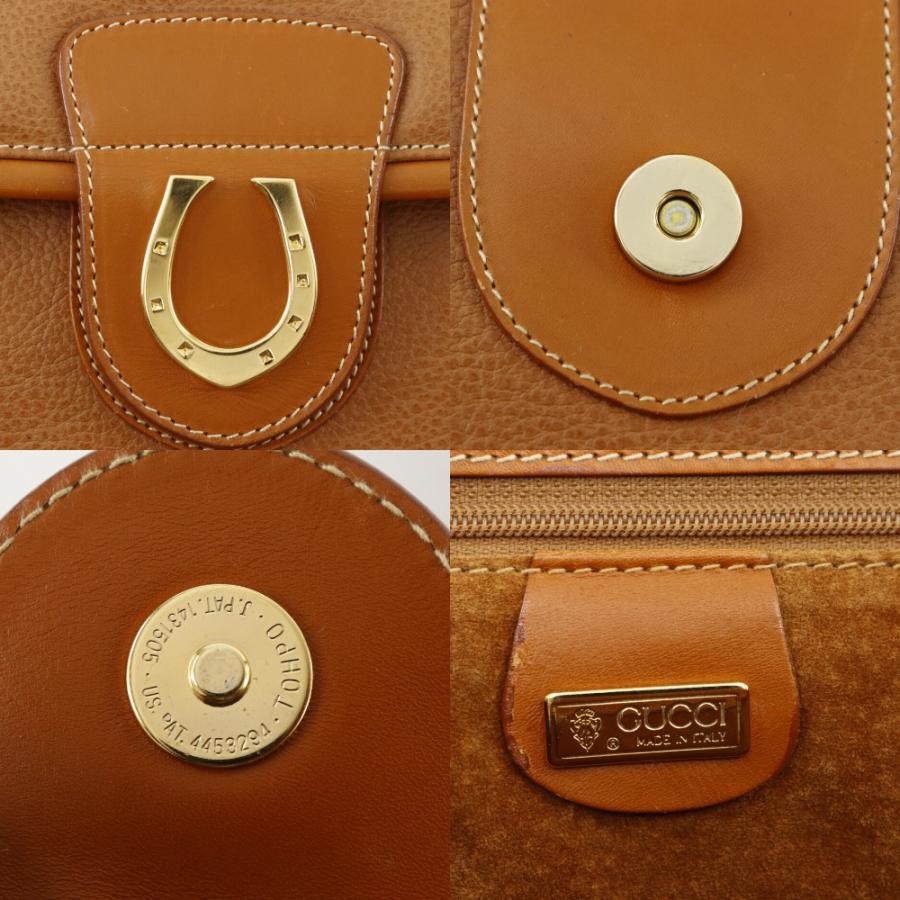 GUCCI（グッチ） オールドグッチ トートバッグ カーフ 茶 レディース
