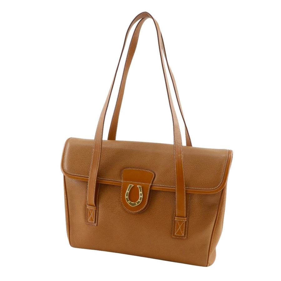 GUCCI（グッチ） オールドグッチ トートバッグ カーフ 茶 レディース