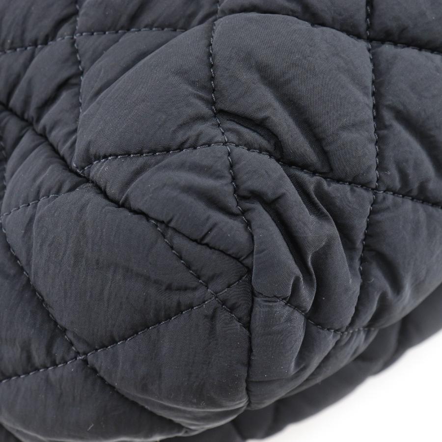 CHANEL シャネル コココクーン キルティング A47205 ボストンバッグ ナイロン 黒 レディース【I111526021】中古の画像