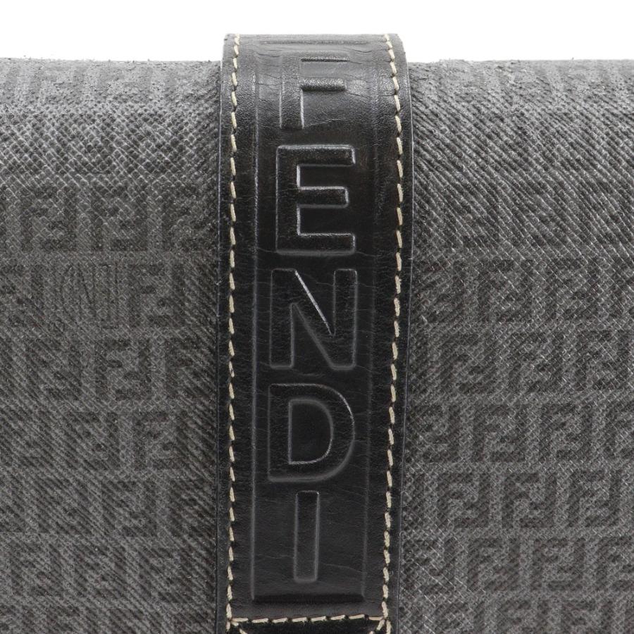 【FENDI】フェンディ ズッキーノ ポシェット PVC グレー レディース ショルダーバッグ FENDI（フェンディ） ズッキーノ ポシェット ショルダーバッグ PVC