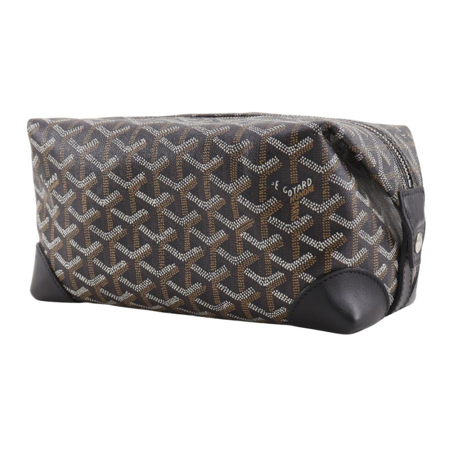 GOYARD（ゴヤール） ボウリング25 ポーチ セカンドバッグ PVC 黒 ユニ