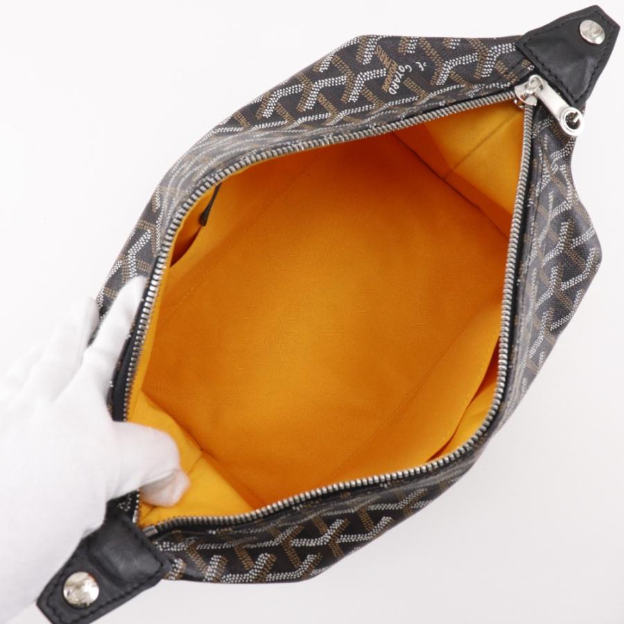 GOYARD（ゴヤール） ボウリング25 ポーチ セカンドバッグ PVC 黒 ユニ