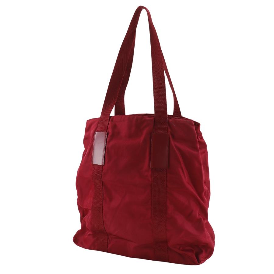 PRADA（プラダ） B10310 トートバッグ ナイロン 赤 レディース