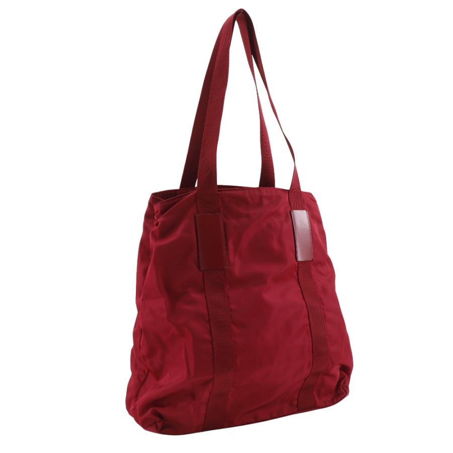 PRADA（プラダ） B10310 トートバッグ ナイロン 赤 レディース