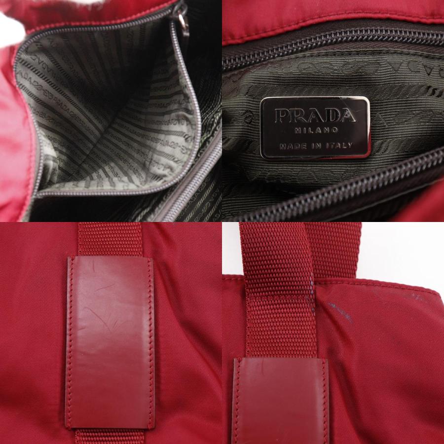 PRADA（プラダ） B10310 トートバッグ ナイロン 赤 レディース