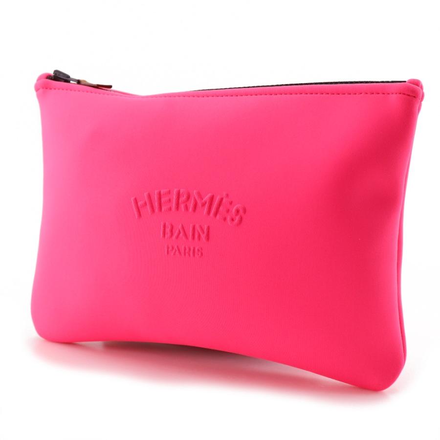 HERMES（エルメス） ネオバンMM ポーチ ポリウレタン ピンク 