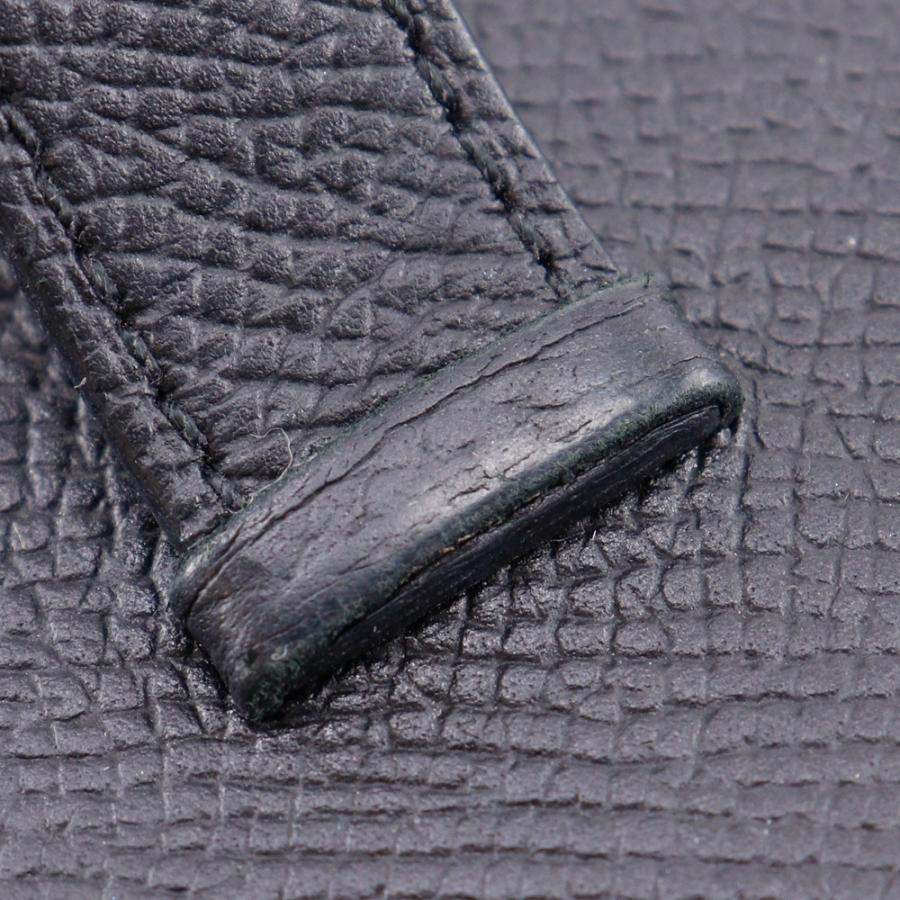 HERMES エルメス ベアンスフレ X 長財布 ヴォーエプソン 黒 ユニセックス【I111526087】中古の画像