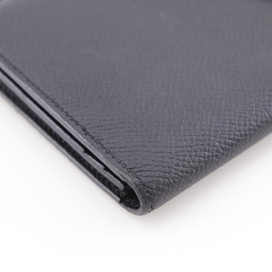 HERMES エルメス ベアンスフレ X 長財布 ヴォーエプソン 黒 ユニセックス【I111526087】中古の画像