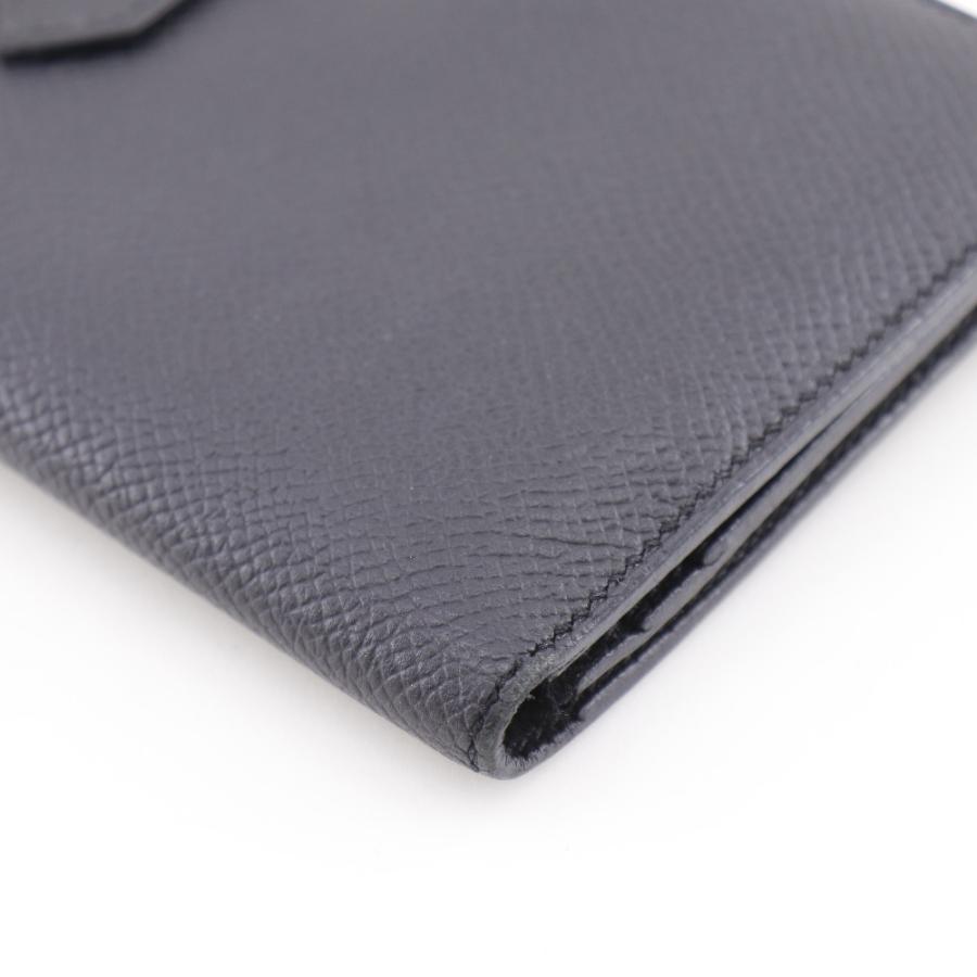 HERMES エルメス ベアンスフレ X 長財布 ヴォーエプソン 黒 ユニセックス【I111526087】中古の画像
