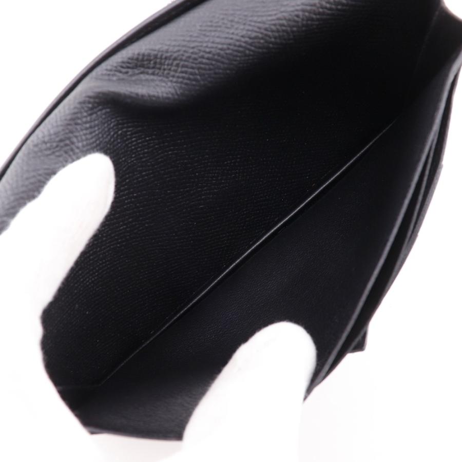 HERMES エルメス ベアンスフレ X 長財布 ヴォーエプソン 黒 ユニセックス【I111526087】中古の画像
