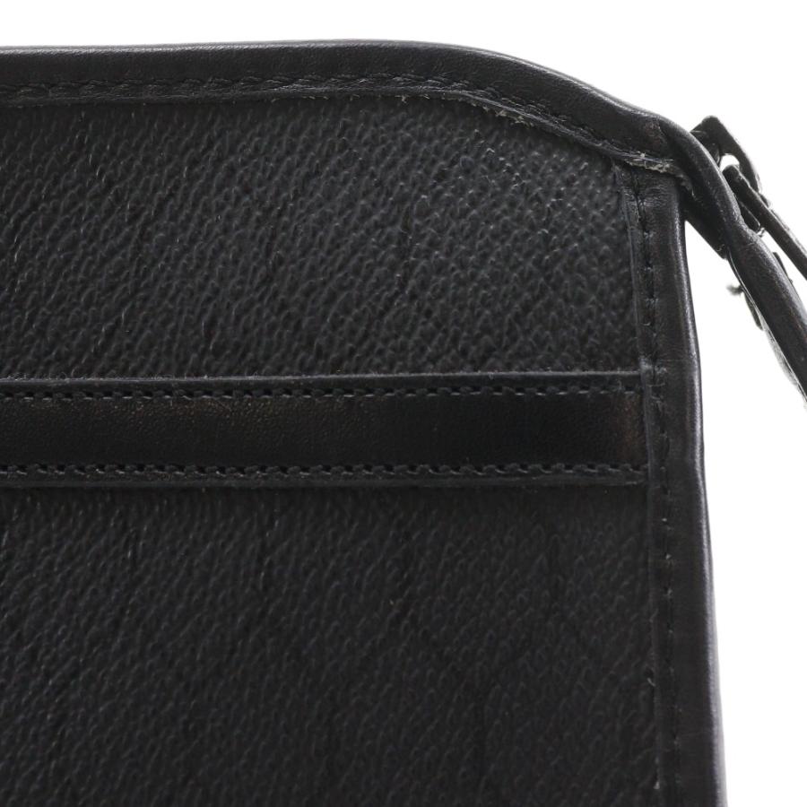 Dior クリスチャンディオール オールドディオール ハニカム柄 ヴィンテージ クラッチバッグ PVC 黒 レディース【I111526091】中古_16