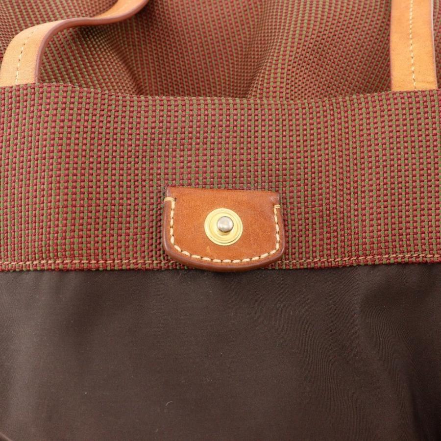 miu miu（ミュウミュウ） トートバッグ ナイロンキャンバス 茶 ユニ