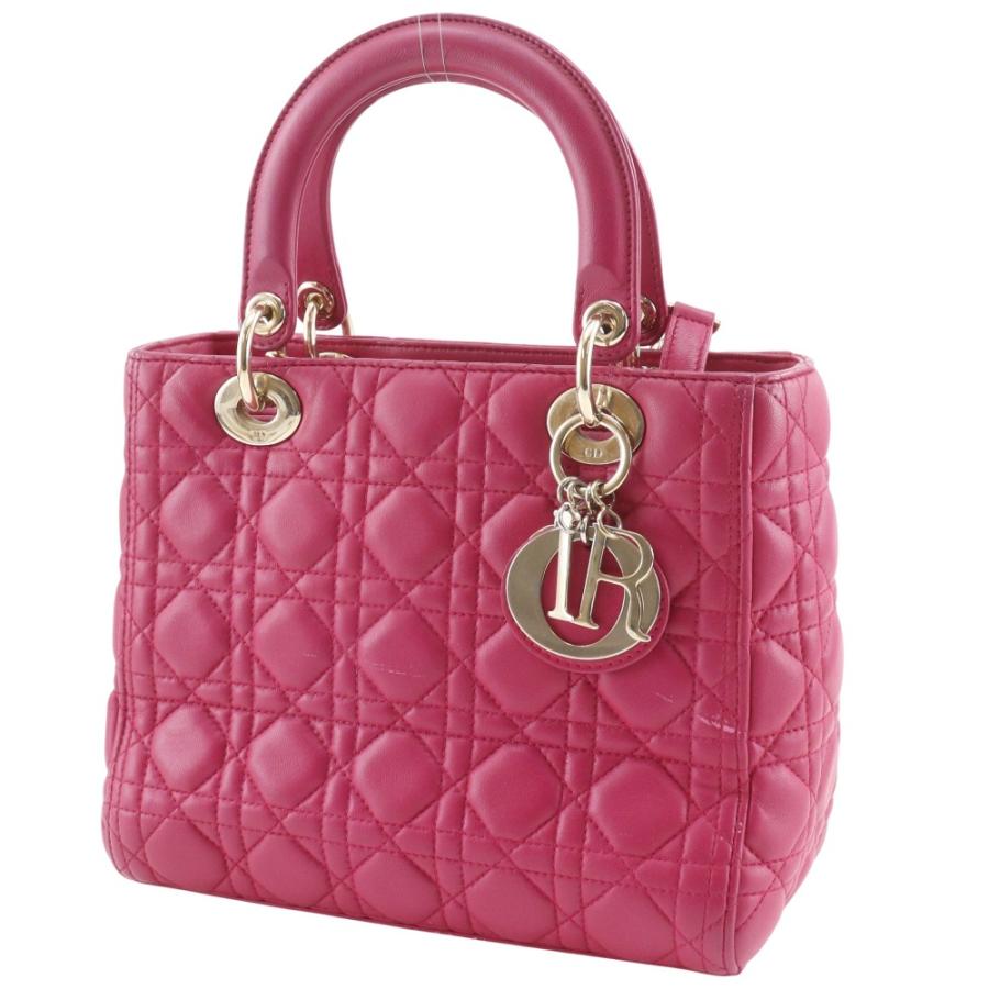 Dior クリスチャンディオール レディディオール ミディアム カナージュ