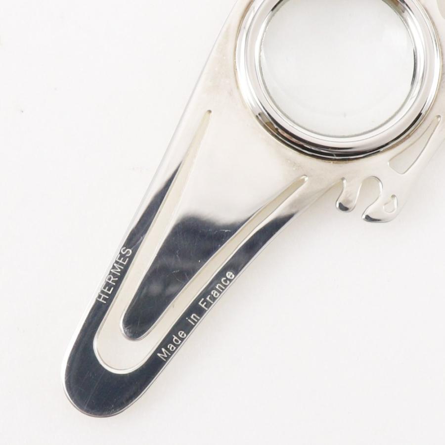 【HERMES】エルメス シュバル ブックマーク ルーペ 金属製 シルバー _ ブックマーク・栞 HERMES（エルメス） シュバル ブックマーク ルーペ ブックマーク・栞