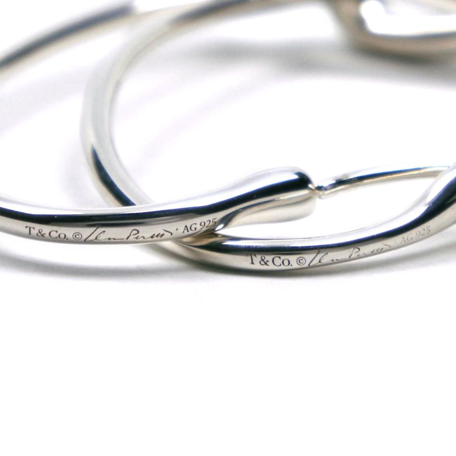 TIFFANY&Co.（ティファニー） オープンハート フープ ピアス シルバー
