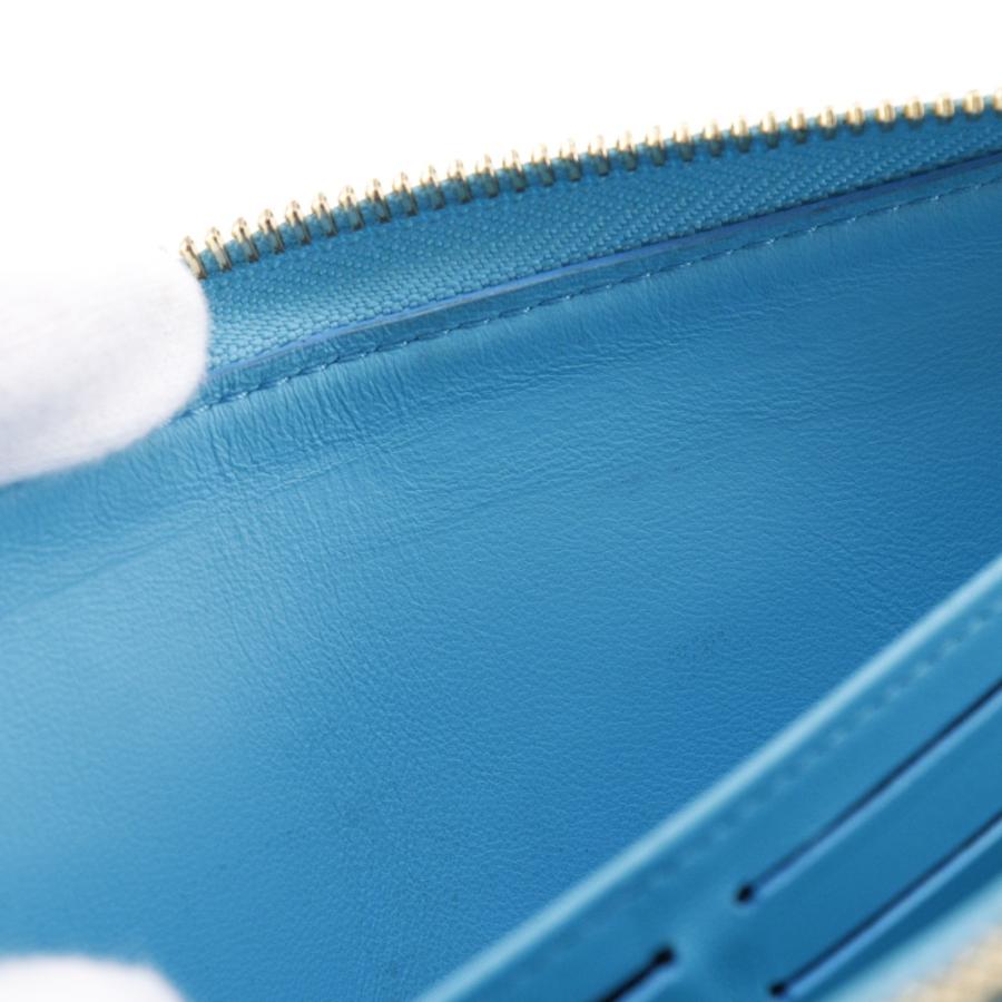 ルイヴィトン ジッピーウォレット エンボス クッサン ターコイズ M81512 LOUIS VUITTON（ルイ・ヴィトン） ジッピーウォレット クッサン