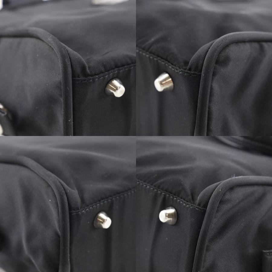 PRADA（プラダ） ミニボストン ハンドバッグ ナイロン 黒 レディース