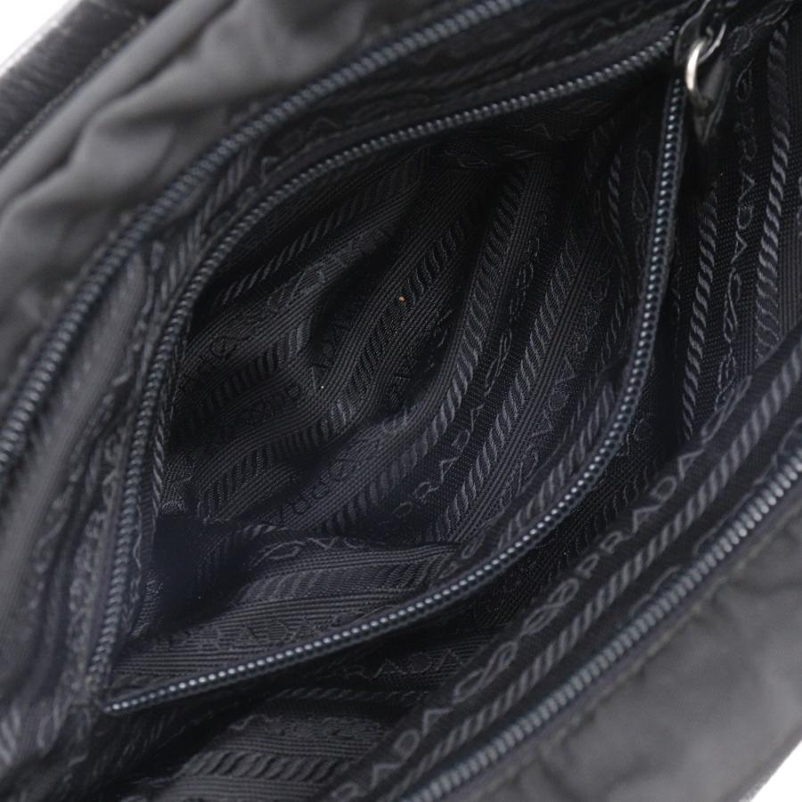PRADA（プラダ） ミニボストン ハンドバッグ ナイロン 黒 レディース