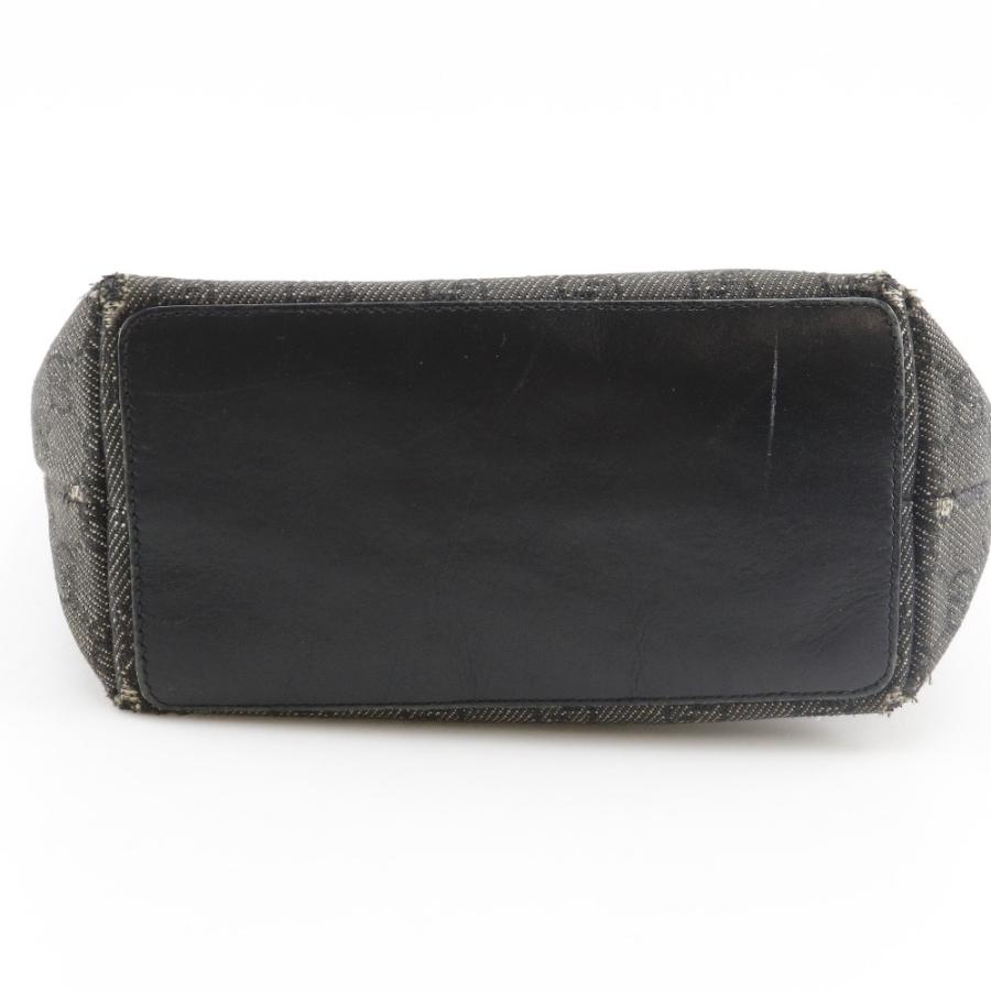 GUCCI（グッチ） GGデニム 31244 トートバッグ デニム 黒 レディース