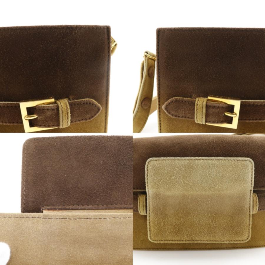 Fendi ベージュ スエード ショルダーバッグ FENDI（フェンディ） ヴィンテージ ショルダーバッグ スウェード