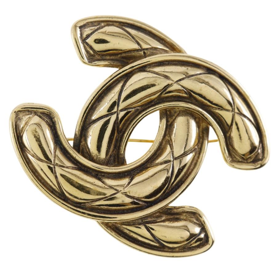 CHANEL　シャネル　ブローチ　金メッキ　ココマーク CHANEL（シャネル） ココマーク ブローチ 金メッキ 約37.3g レディース